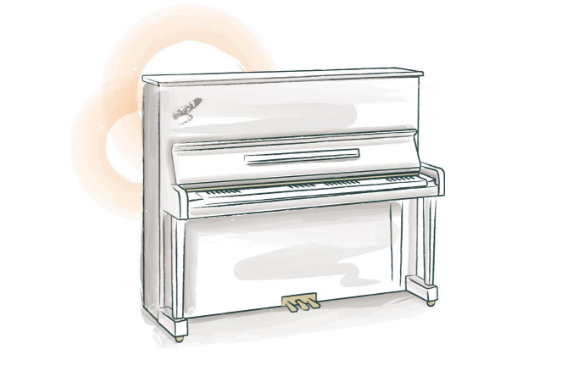 アップライトピアノの構造