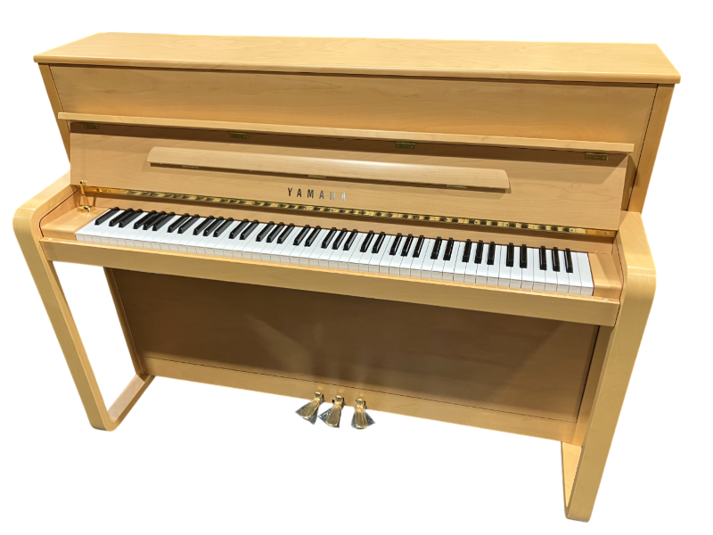 MI102 ヤマハリニューアルピアノ 木目モデルインテリアピアノ｜中古